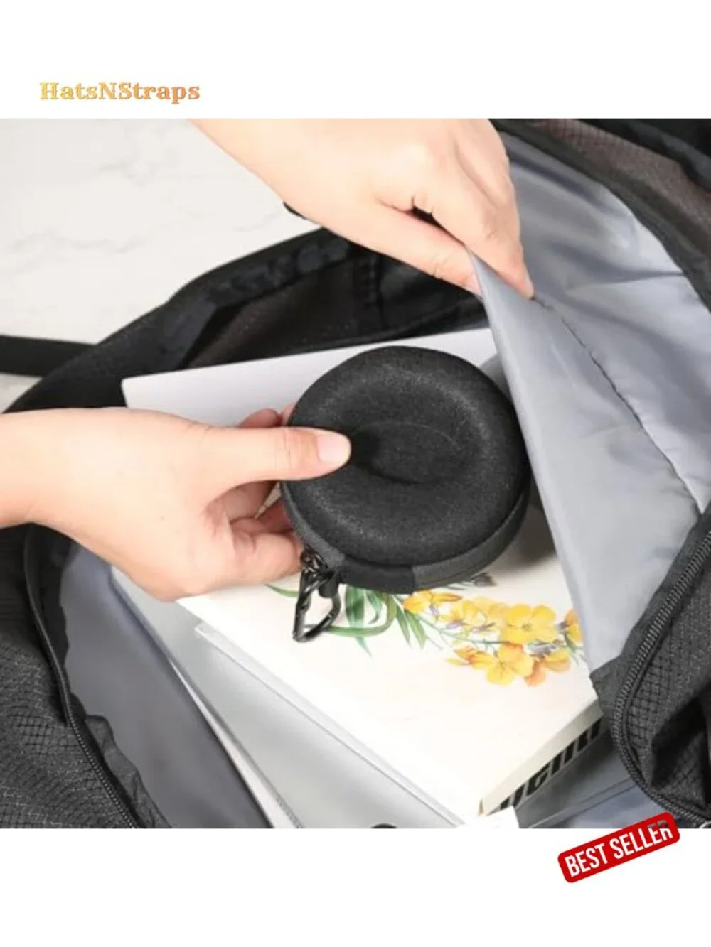 Single Watch Travel Case Felt Zipper Watch Organizer
